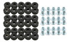 30x Ilhós De Borracha Da Motocicleta Parafuso Kit Almofada 0