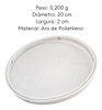 Peneira 30cm Aro Polietileno Branca Multiuso Cozinha Solrac 1