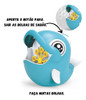 Lançador Bolhas De Sabão Pop Bubble Fênix Golfinho Azul 3