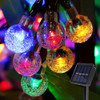Cadena De Luces Solares Para Exteriores, Xzmysxg 100 Led 40 0