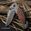 Cuchillo Keensun, Plateado/tactico/plegable/para Exteriores 4