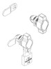 Fecho Lingueta Aço Com Porta Cadeado Para  Armários Kit C/15 5