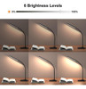 12w 72 Leds Recargable Usb Touch Sensor Led Lámpara Lectura 4