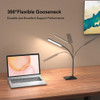 12w 72 Leds Recargable Usb Touch Sensor Led Lámpara Lectura 6