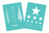 Stencil Laura Craft Set Navidad Tres Pinos 0