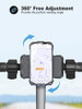Ibytoc Soporte Para Telfono De Bicicleta, [rotacin De 360 A 2