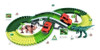 Set Pista Dino Track Encastrable 141 Piezas Lny Gd02a 2