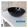 Bacha De Apoyo Apoyar De Losa Para Baño Rojo Negro Blanco 3