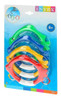 Juego Para Buceo Aros Sumergible Flexible Peces Intex Pileta 3