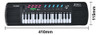 Teclado Eletrônico Instrumento Musical De Ensino 37 Teclas 1