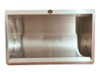Mictório Em Aço Inox Coletivo Med 1000x300x350mm 0