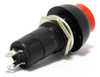 5 Pulsadores Normal Abierto Diam: 12mm Redondo 1a 250v Rojo 1