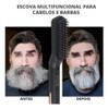 Escova De Alisamento Barba Cabelo 2em1 Profissional S/frizz 7 Escova De Alisamento Barba Cabelo 2em1 Profissional S/frizz 7