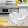 Caixa De Arroz Selada Multifuncional Despensa De S Branco 6