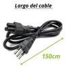 Cable De Poder Alimentación Mickey A 3 En Linea Notebook 2