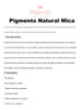 Pigmento Natural Mica Grado Cosmetico Dark Yellow 10grs 2