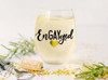 Engayged - Cute Gay Engagement Gift - Premium 21oz Stemless. 1