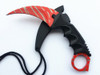 Juego De Hoja Fija Roja Karambit Csgo Cs Go Supervivencia De 2