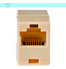 Kit 10x Adaptador Emenda Rj45 Cabo Rede Cat5e Conector Fêmea 3