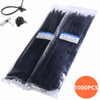 1000 Pc 12  Nylon Plástico Zip Abrigo Trim Loop Bridas De Al 1