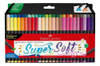 Marcador Super Soft Punta Pincel X50 Faber Castell 0