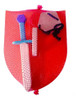 Kit Escudo De Juguete Madera Con Espada 0