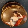 Antigua Caja Bronce Pintura Dama Mujer Porcelana Esmaltada 7 Antigua Caja Bronce Pintura Dama Mujer Porcelana Esmaltada 7