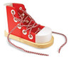 Melissa Y Doug Zapatillas De Lujo Con Cordones De Madera, El 3