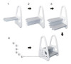 Gupamiga Toddler Step Stool Para Niñosescalera De Mano Para 3