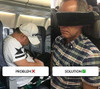 El Jefe De Viaje Apoya El Respaldo Almohada  Correas Reposac 2