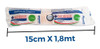 Atadura De Crepom Faixa Curativo 15 Cm X 1,8 Mt C/ 120 Rolos 1