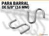Ganchos S Para Barral De Cocina Set De 5 Unidades 2