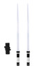 Adulto Sabre De Luz Infantil Plástico Eletrônico 2pcs 1