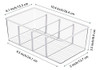 Organizadores De Almacenamiento Transparentes De 4 Compartim 1