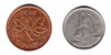 Canada Lote 2 Monedas 1 Y 10 Cents Elizabeth Ii 0 Canada Lote 2 Monedas 1 Y 10 Cents Elizabeth Ii 0