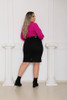 Saia Evangélica Plus Size Midi Basica Com Elastano 46 Ao 60 6