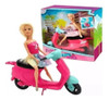 Muñeca Poppi Doll Kiara Y Su Moto Vestido Arcoiris 1
