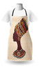 Delantal Tribal Ambesonne, Mujer En Traje De Moda Tradiciona 1 Delantal Tribal Ambesonne, Mujer En Traje De Moda Tradiciona 1