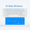 Magic Refiner Mk28 60 Por Ciento Rgb Teclado Blanco Para Jue 3