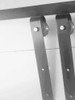 Kit De Instalación Para Puerta Tipo Granero Con Riel De 2mts 4