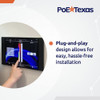 Poe Texas Convertidor Poe De Energía Y Datos A Usb-c 2