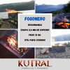 Fogonero Kutral Desarmable + Plancha 4
