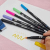 Caja 20 Marcadores Mooving Doble Punta Pincel Miss Brush 2
