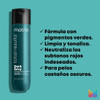 Shampoo Matizador Negro Matrix + Enjuague Dark Envy X 300ml 3