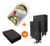 Kit Ping Pong Completo Klopf 5031 + Capa Mesa Fechada 3