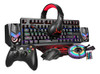 Combo Gamer Teclado Mecanico Mouse Joystick Rgb Mem 39 0