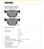 Pastillas De Freno Textar, Traseras. Bmw E46, E39, E38, E53 4