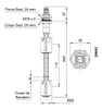Sensor De Nível Icos Le202-1-m12 Com Haste De 200mm 2 Pontos 4