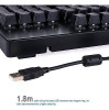 Velocifire Vm30 Mecánica Led Retroiluminada 104 Teclas Trans 6