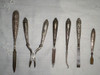 Antiguo Juego De Utensilios De Manicura De Plata 800 Sellada 7